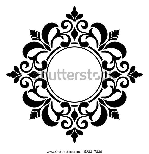 Decorative Ornamental Floral Elements Vector Background Vector De Stock Libre De Regalías 8237