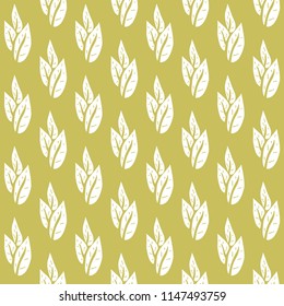 Decorative ornamental seamless abstract pattern for design fabric, backgrounds, ceramic/Leaf pattern-3