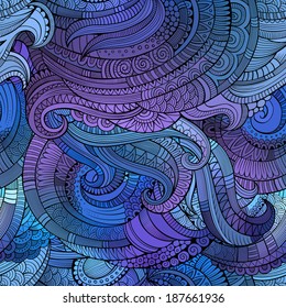 Decorative ornamental seamless pattern