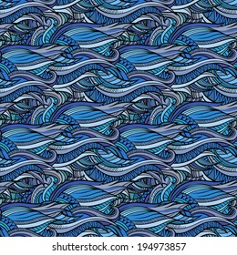 Decorative ornamental seamless pattern