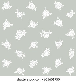 Decorative ornamental seamless pattern for design fabric, backgrounds, paper, ceramics/Roses pattern-3