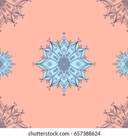 Decorative ornamental seamless pattern for design fabric, backgrounds, paper, ceramics/Oriental pattern-3