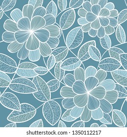 Decorative ornamental seamless pattern. Template for design fabric, backgrounds, wrapping paper, package, covers