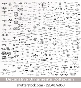 decorative ornaments collection premium vector