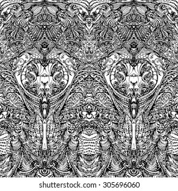 Decorative ornate motif