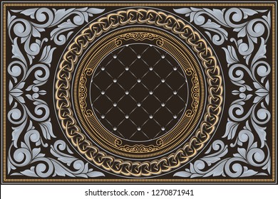 Decorative ornate retro design