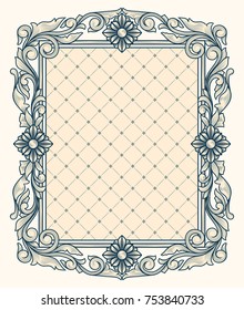 Decorative ornate vintage design