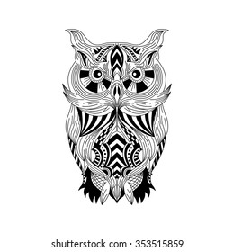 decorative owl art