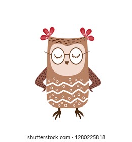 decorative owl vector