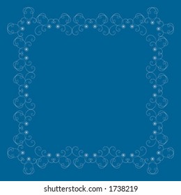 Decorative page border - vector
