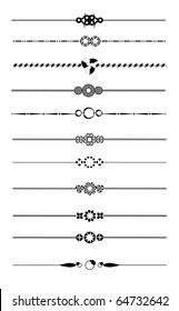 Decorative page divider set