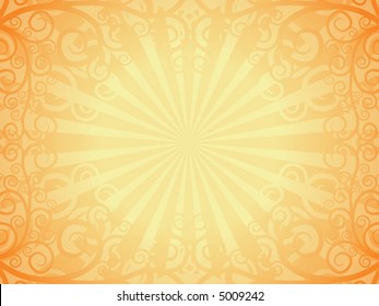 Decorative page in an old book, vector