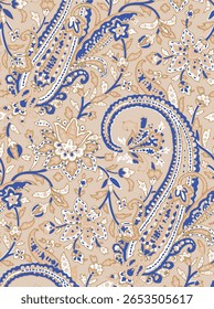 Dekorative Paisley Muster Stoff Hintergrund Oberfläche Tapete, Oberfläche Stoff Mode 