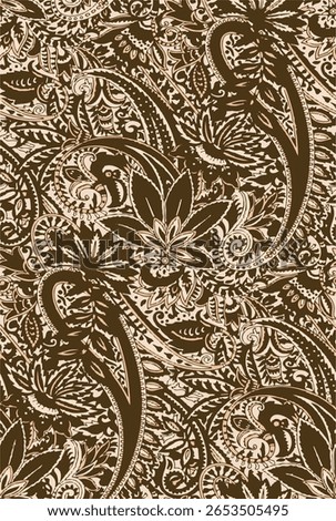 Decorative Paisley pattern Fabric Background surface wallpaper, surface fabric fashion 