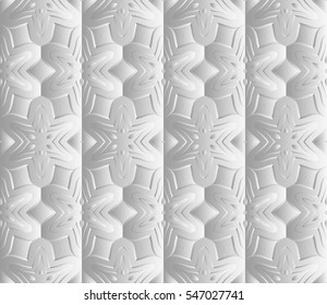 Decorative panel with a floral ornament. seamless pattern. silver color. vector illustration. for interior design, wallpaper, invitation