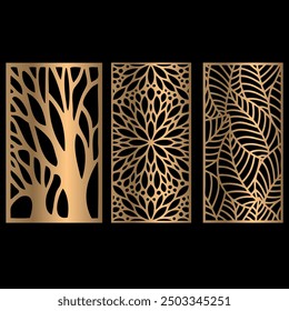 Decorative panel, geometric panel, Pattern for laser ,router , fiber, cnc Decorative, files for wood ,cnc patterns ,Wall Stenci, decoratice laser cutting