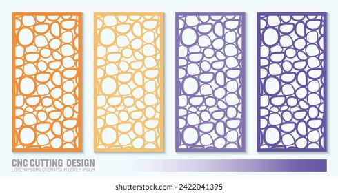 Decorative panels for laser cutting, and CNC cutting. Cutout