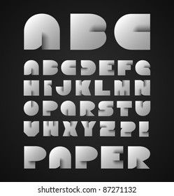 Decorative Paper Alphabet