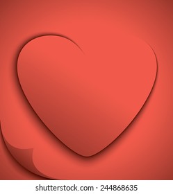 Decorative paper heart 