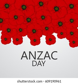 Decorative paper poppy for Anzac Day is a national day of remembrance in Australia and New Zealand. Lest we forget.