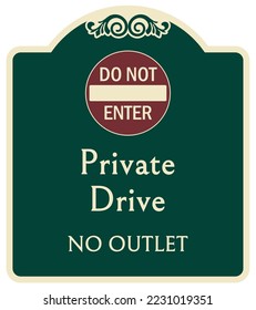 Decorative parking sign private driveway do not block garage entrance no parking