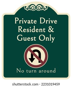 Decorative parking sign private driveway do not block