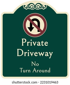 Decorative parking sign private driveway do not block