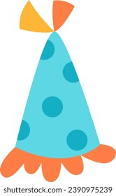 Ilustración decorativa de vectores de sombrero de partido