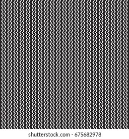 Decorative pattern in black and white. Carpet texture. Abstract vector.