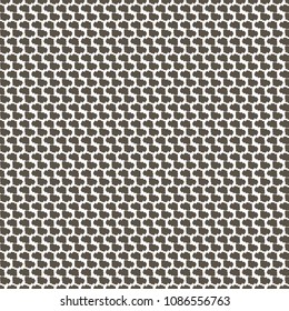 Decorative pattern with brown spots. Mesh background. Vector illustration.