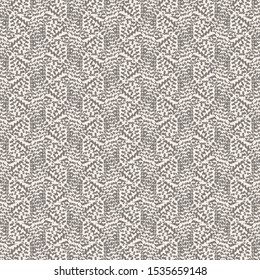 Decorative pattern with curled or meandering ribbons. Cotton fabric. Knit. Towel texture. Coverlet. Shawl. Abstract. Vector illustration.