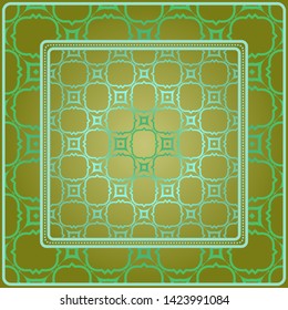 Decorative pattern for fashion print. Sample tablecloth or bandanna design. Vector illustration.