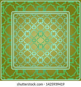 Decorative pattern for fashion print. Sample tablecloth or bandanna design. Vector illustration.