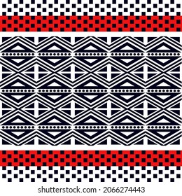 Patrón decorativo patrón de trama plana diseño geometría 
