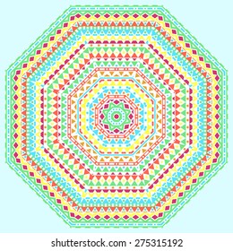 Decorative pattern frame