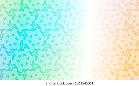 Decorative pattern with geometric ornament. Vector illustration. For fashion print, scrapbooking page, flyer design. Gradient color.