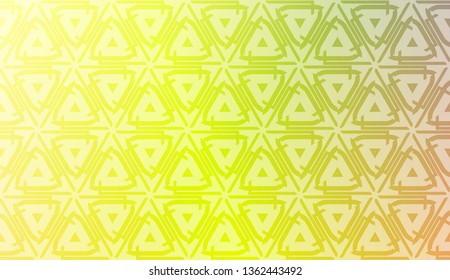 Decorative pattern with geometric ornament. Vector illustration. For fashion print, scrapbooking page, flyer design. Gradient color.