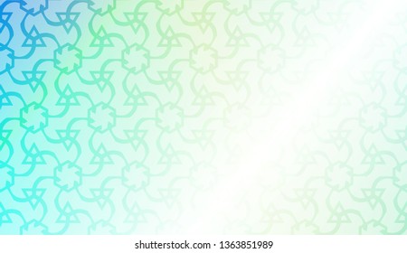 Decorative pattern with geometric ornament. Vector illustration. For fashion print, scrapbooking page, flyer design. Gradient color.
