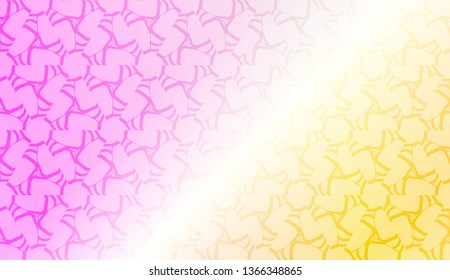 Decorative pattern with geometric ornament. Vector illustration. For fashion print, scrapbooking page, flyer design. Gradient color.