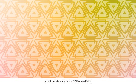 Decorative pattern with geometric ornament. Vector illustration. For fashion print, scrapbooking page, flyer design. Gradient color.