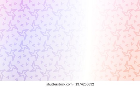 Decorative pattern with geometric ornament. Vector illustration. For fashion print, scrapbooking page, flyer design. Gradient color.
