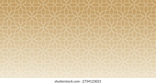 Padrão decorativo com ornamento geométrico. Ilustração vetorial. Para impressão de moda, página de scrapbooking, design de flyer. Cor gradiente.