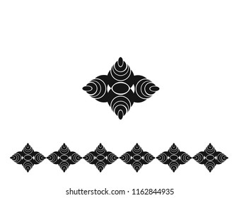 Decorative pattern isolated