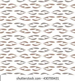 Decorative pattern leaves seamless vector background.