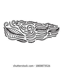 Decorative pattern nature element. Vector illustration