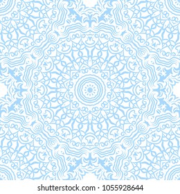 Decorative pattern in oriental style. Color in book page. It is Vector illustrations.