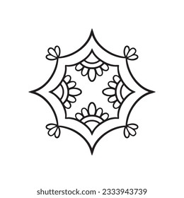 decorative pattern ornament for book, notebook, casket, magazine, postcard and folder. 