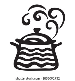 Decorative pattern pan. Vector illustration