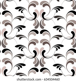 Decorative pattern for paper, wallpaper, wrapping and textiles.
