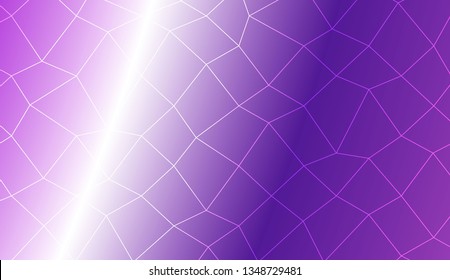 Decorative pattern with polygonal mesh style. For your home interior wallpaper, fashion print. Vector illustration. Creative gradient color